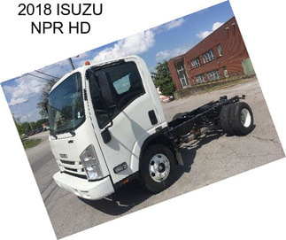 2018 ISUZU NPR HD