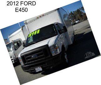 2012 FORD E450