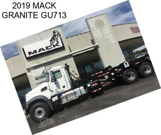 2019 MACK GRANITE GU713