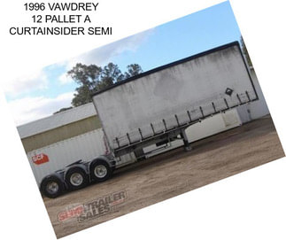 1996 VAWDREY 12 PALLET A CURTAINSIDER SEMI