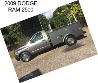 2009 DODGE RAM 2500