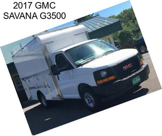 2017 GMC SAVANA G3500