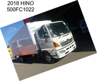 2018 HINO 500FC1022