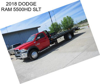 2018 DODGE RAM 5500HD SLT