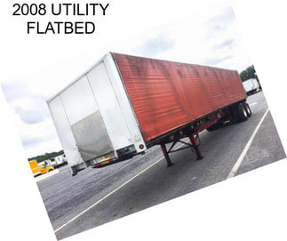 2008 UTILITY FLATBED