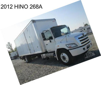 2012 HINO 268A