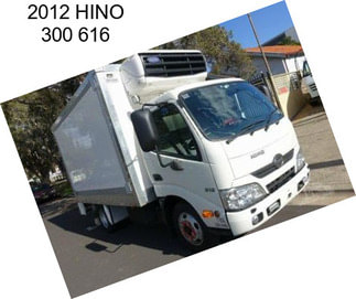 2012 HINO 300 616