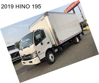 2019 HINO 195