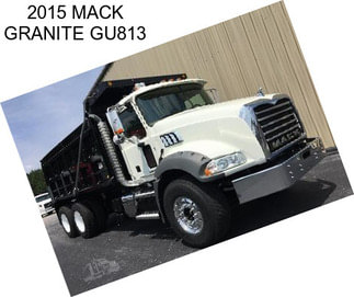 2015 MACK GRANITE GU813