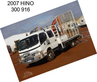 2007 HINO 300 916