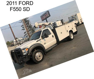 2011 FORD F550 SD