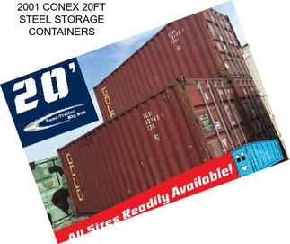 2001 CONEX 20FT STEEL STORAGE CONTAINERS