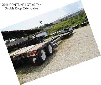 2019 FONTAINE LXT 40 Ton Double Drop Extendable