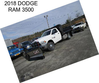 2018 DODGE RAM 3500