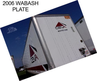 2006 WABASH PLATE