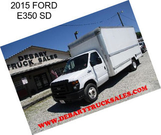 2015 FORD E350 SD