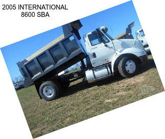 2005 INTERNATIONAL 8600 SBA