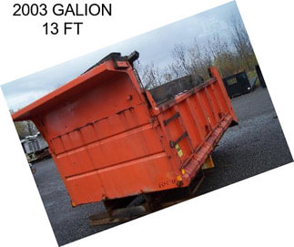 2003 GALION 13 FT