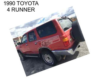 1990 TOYOTA 4 RUNNER