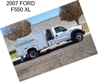 2007 FORD F550 XL