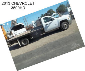 2013 CHEVROLET 3500HD