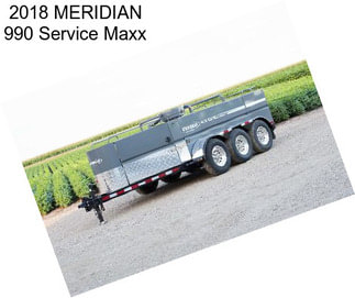 2018 MERIDIAN 990 Service Maxx