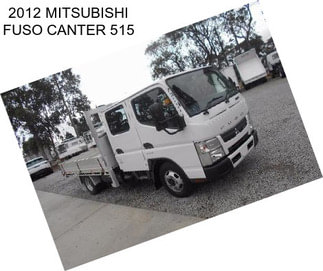 2012 MITSUBISHI FUSO CANTER 515