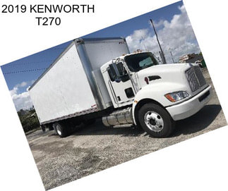 2019 KENWORTH T270