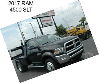 2017 RAM 4500 SLT