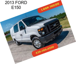 2013 FORD E150