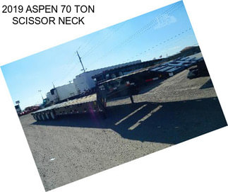 2019 ASPEN 70 TON SCISSOR NECK