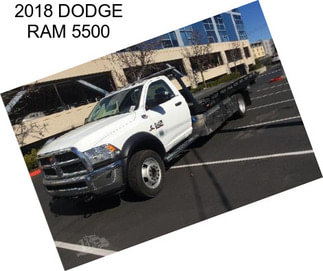 2018 DODGE RAM 5500