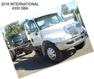 2018 INTERNATIONAL 4300 SBA