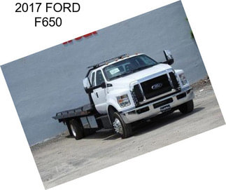 2017 FORD F650