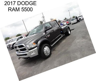 2017 DODGE RAM 5500