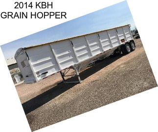 2014 KBH GRAIN HOPPER