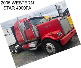 2005 WESTERN STAR 4900FA