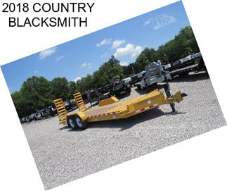 2018 COUNTRY BLACKSMITH