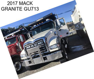 2017 MACK GRANITE GU713