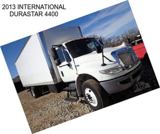 2013 INTERNATIONAL DURASTAR 4400