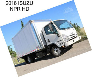 2018 ISUZU NPR HD