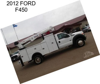2012 FORD F450