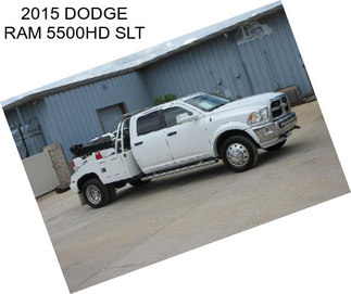 2015 DODGE RAM 5500HD SLT