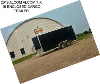 2019 ALCOM ALCOM 7 X 16 ENCLOSED CARGO TRAILER