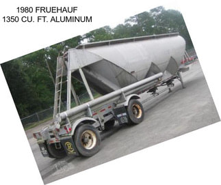 1980 FRUEHAUF 1350 CU. FT. ALUMINUM