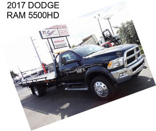 2017 DODGE RAM 5500HD