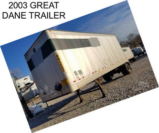 2003 GREAT DANE TRAILER