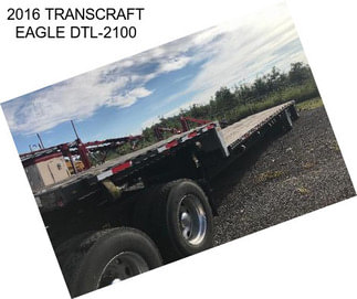 2016 TRANSCRAFT EAGLE DTL-2100