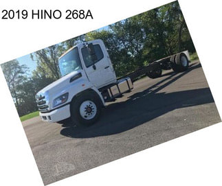 2019 HINO 268A