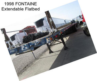 1998 FONTAINE Extendable Flatbed
